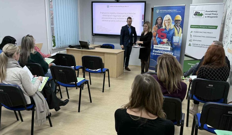 Spotkanie informacyjno-doradcze dla pracodawców z powiatu mrągowskiego