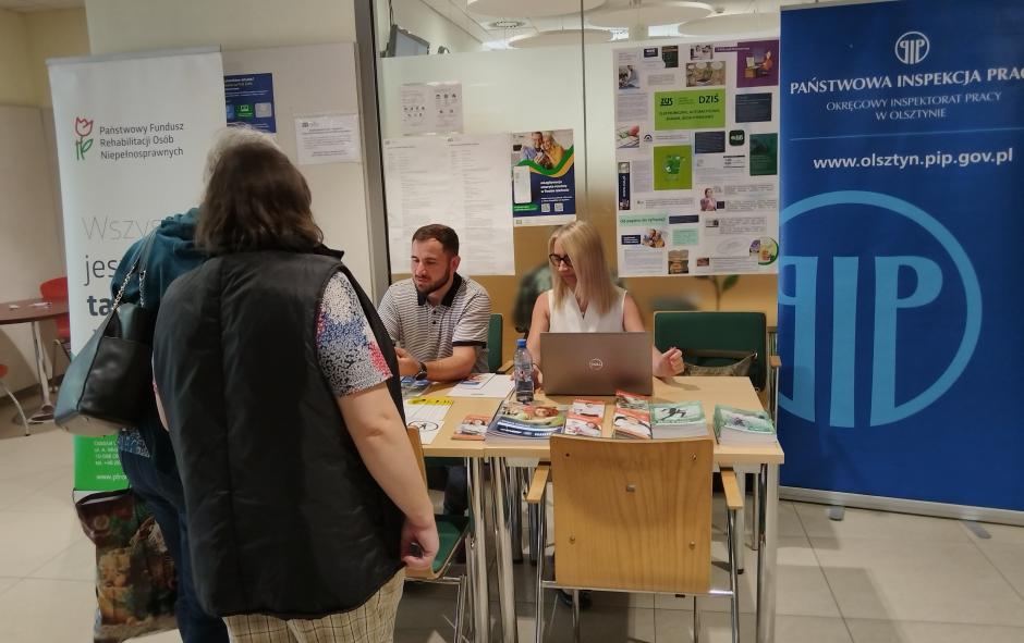 Okręgowy Inspektorat Pracy w Olsztynie podczas 