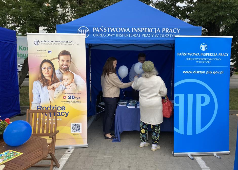 Okręgowy Inspektorat Pracy w Olsztynie na Festynie Rodzinnym