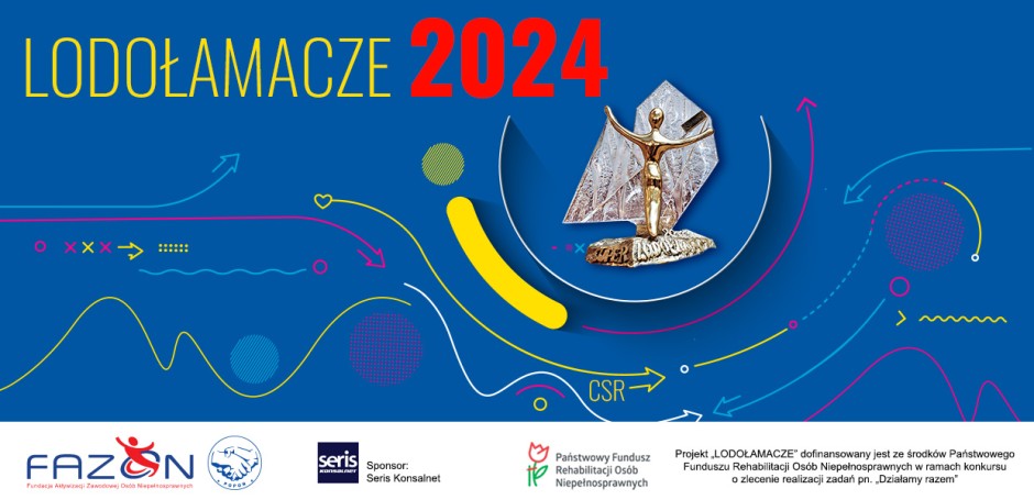 Banner konkursowy "Lodołamacze" 2024