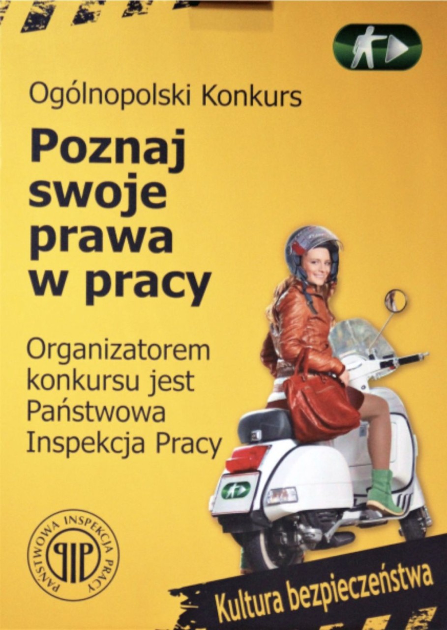 Plakat promujący konkurs