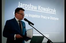 Pan Jarosław Kowalczyk, Okręgowy Inspektor Pracy w Olsztynie - powitanie uczestników Gali