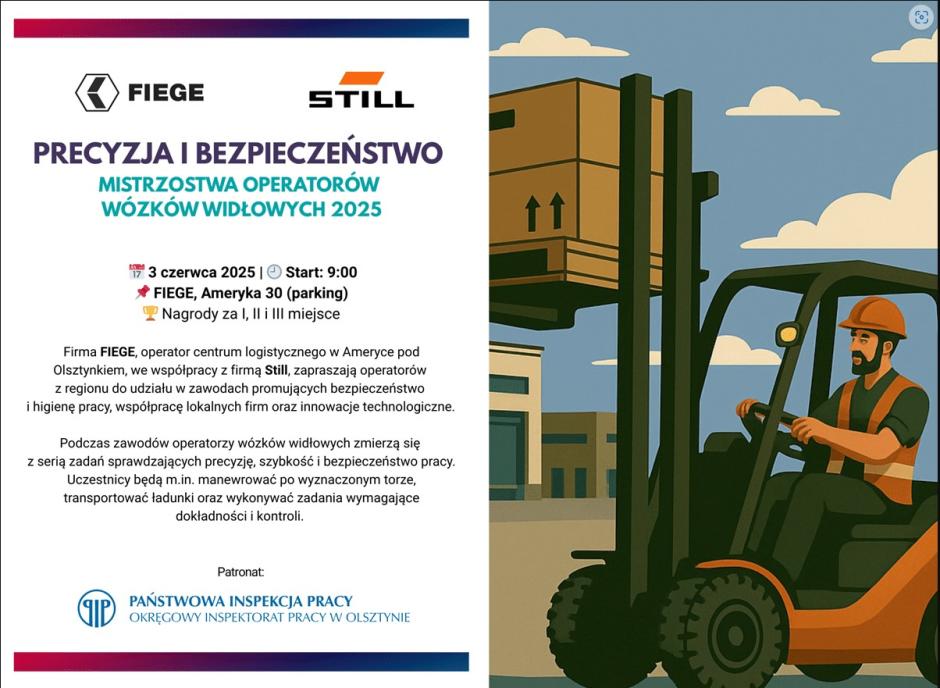 Mistrzostwa operatorów wózków widłowych - 3 czerwca 2025 r.