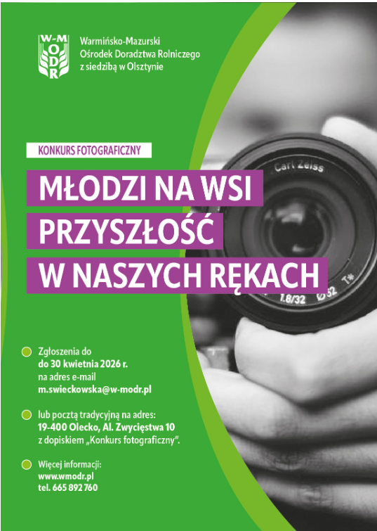 Konkurs fotograficzny „Młodzi na wsi – przyszłość w naszych rękach”