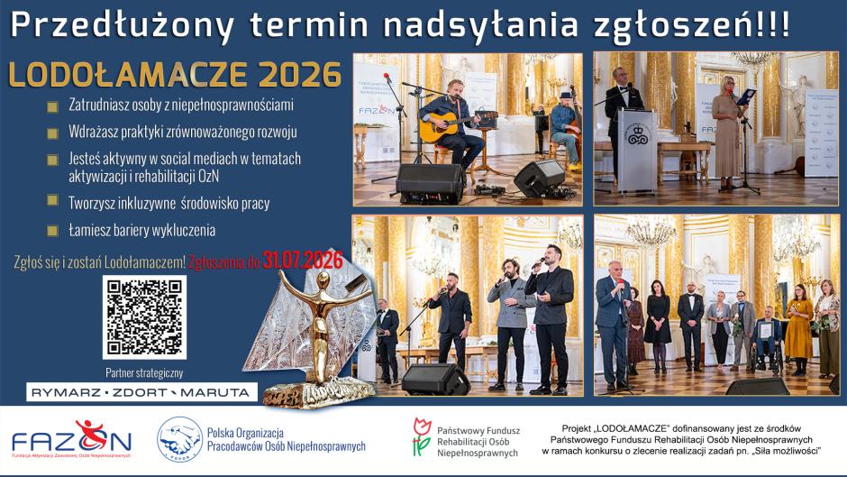 Przedłużony termin nadsyłania zgłoszeń do Konkursu „Lodołamacze 2026”