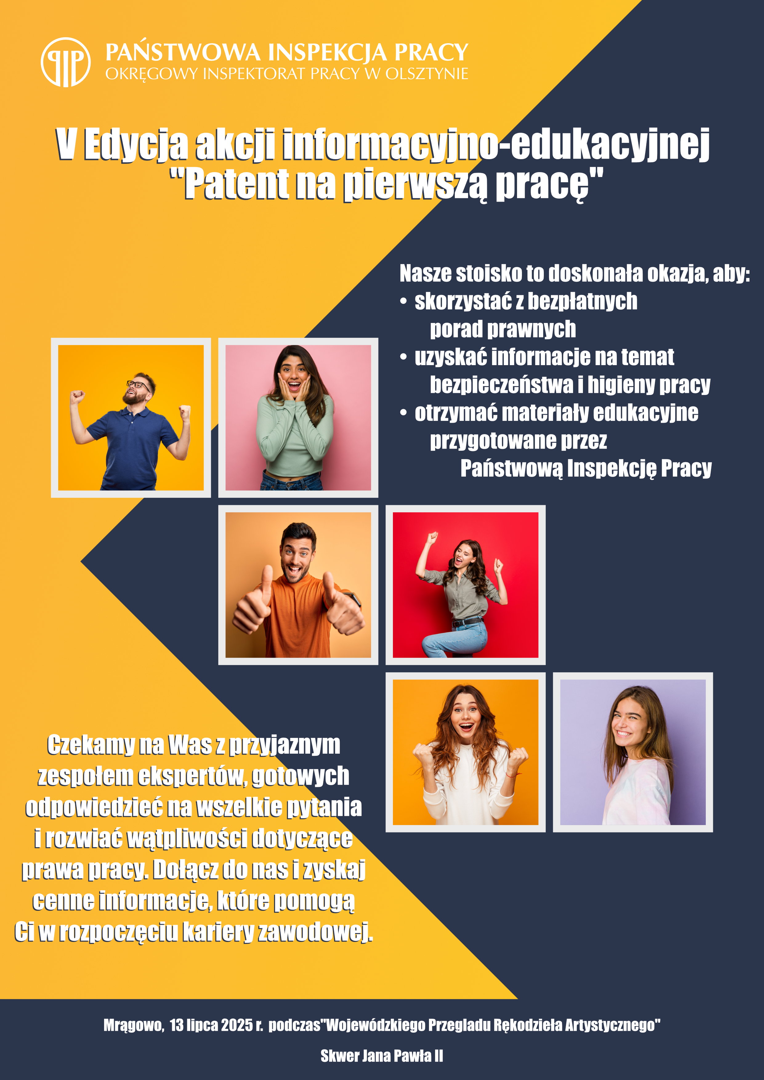 Plakat promujący wydarzenie - Mrągowo