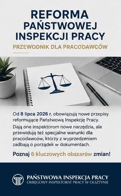 Reforma Państwowej Inspekcji Pracy- poradnik dla pracodawców.