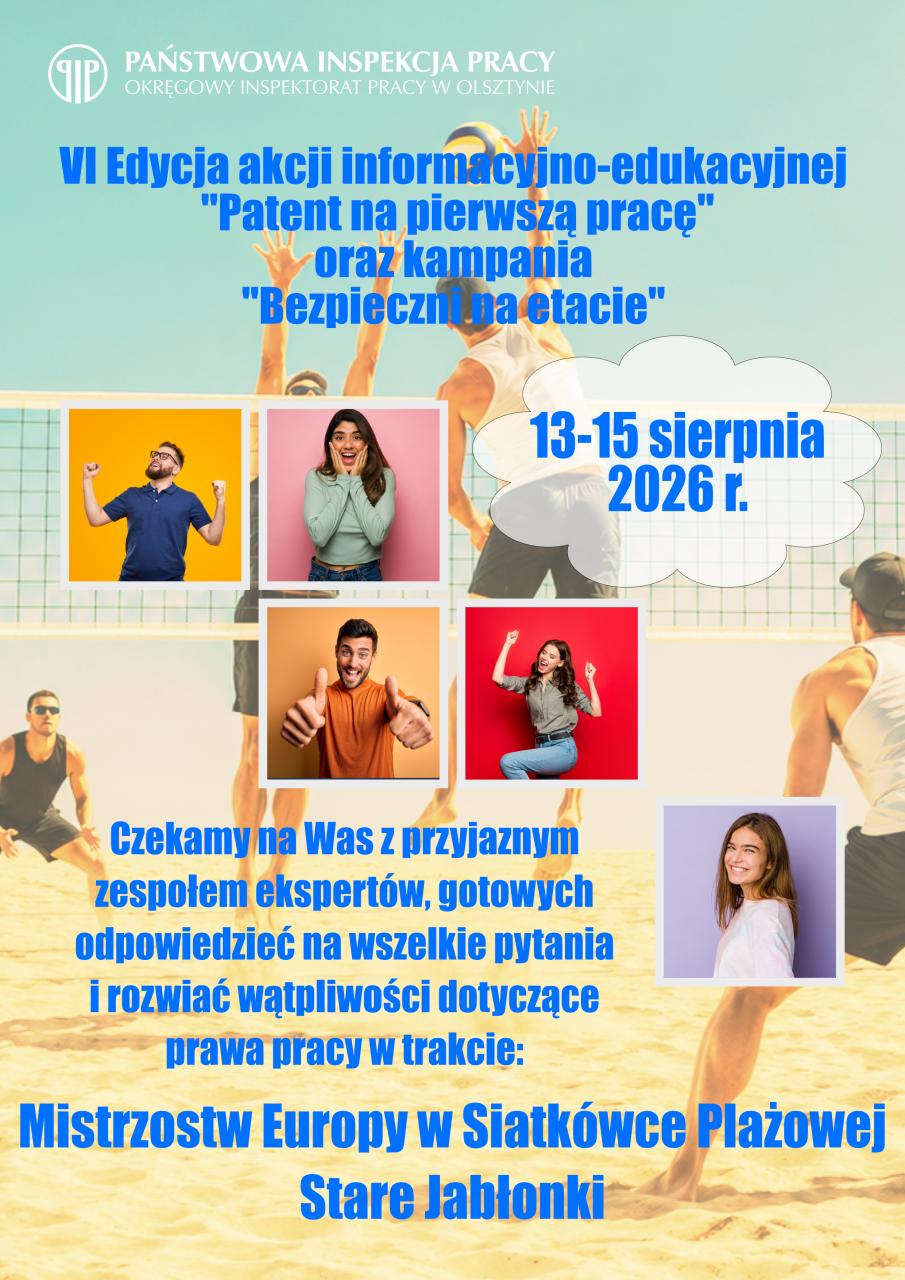 Stoisko OIP Olsztyn na Mistrzostwach Europy w Siatkówce Plażowej w Starych Jabłonkach