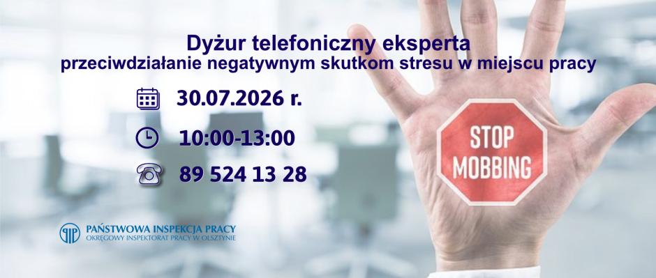 Dyżur eksperta – przeciwdziałanie negatywnym skutkom stresu w miejscu pracy