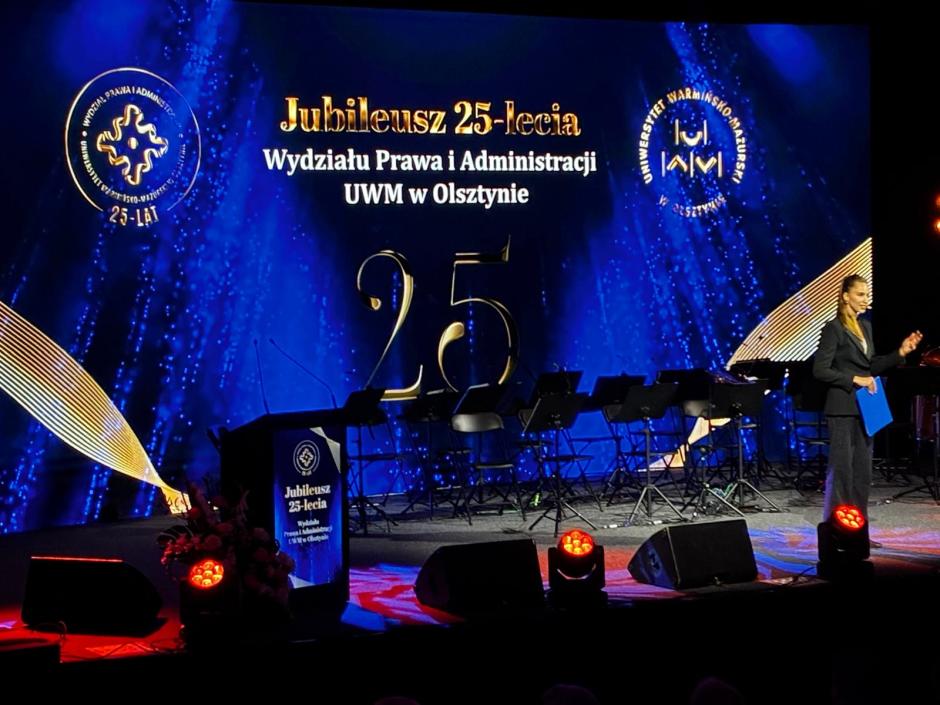 Jubileusz 25-lecia Wydziału Prawa i Administracji UWM z udziałem kierownictwa OIP w Olsztynie